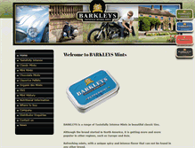 Tablet Screenshot of barkleysmints.com